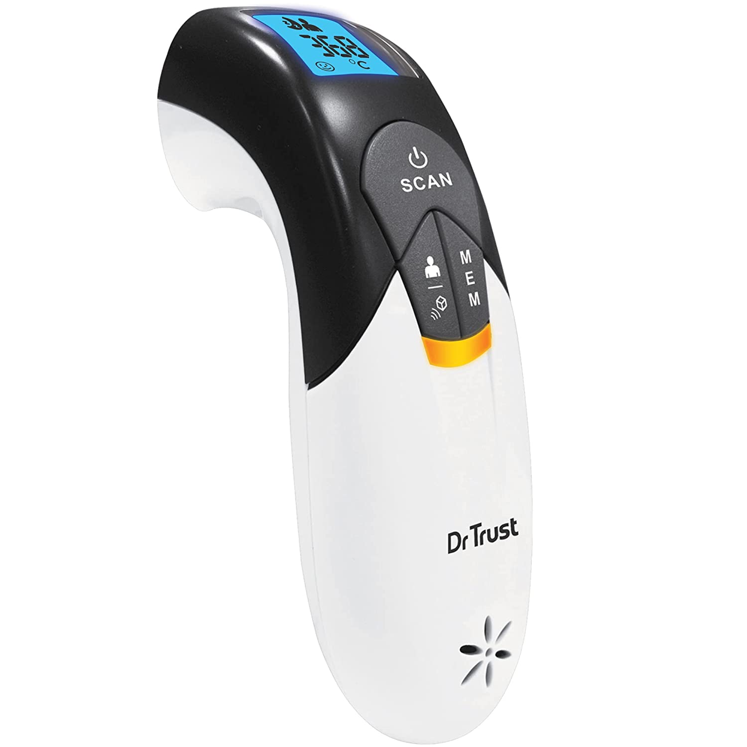 Dr Trust USA Clinical Digital Non Contact Infrared Forehead Thermometer for Fever, Body Temperature