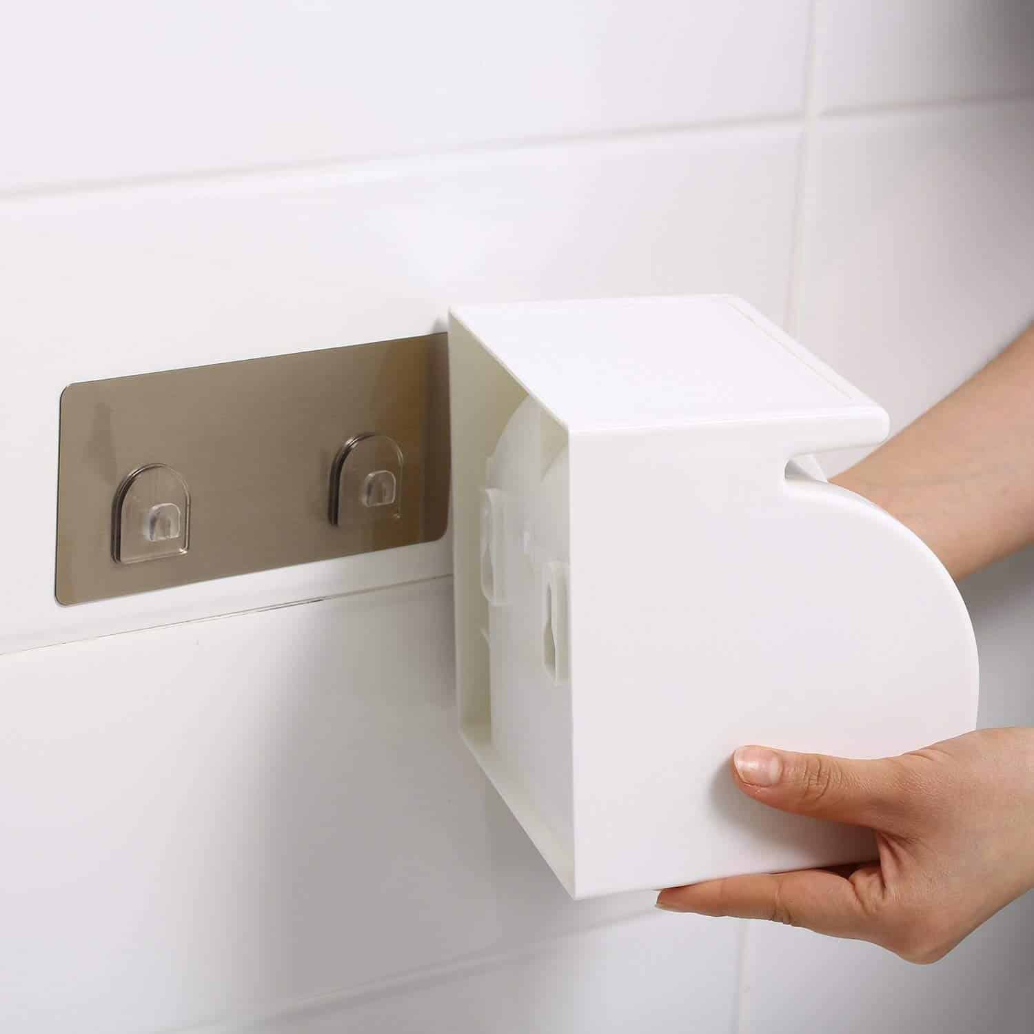 Magic-Sticker-Series-Toilet-Paper-Holder-in-Bathroom-with-Mobile-Stand
