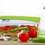 Plastic Multipurpose Vegetable and Fruit Chopper Cutter Grater Slicer, Green5