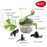 Stovekraft Tornado Turbo Manual Chopper 1.5 L Used for Chopping, Atta Kneader, Slicing, Shredding and Whipping - Green, Large1