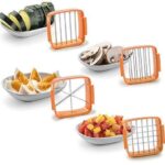 Vegetable Dicer Chopper 5 in 1 Multi-Function Slicer Vegetable & Fruits Cutter, Dicer Grater & Chopper, Peeler with Container Onion Cutter3