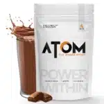 AS-IT-IS ATOM Whey Protein 1kg with Digestive Enzymes USA Labdoor Certified for Accuracy & Purity.