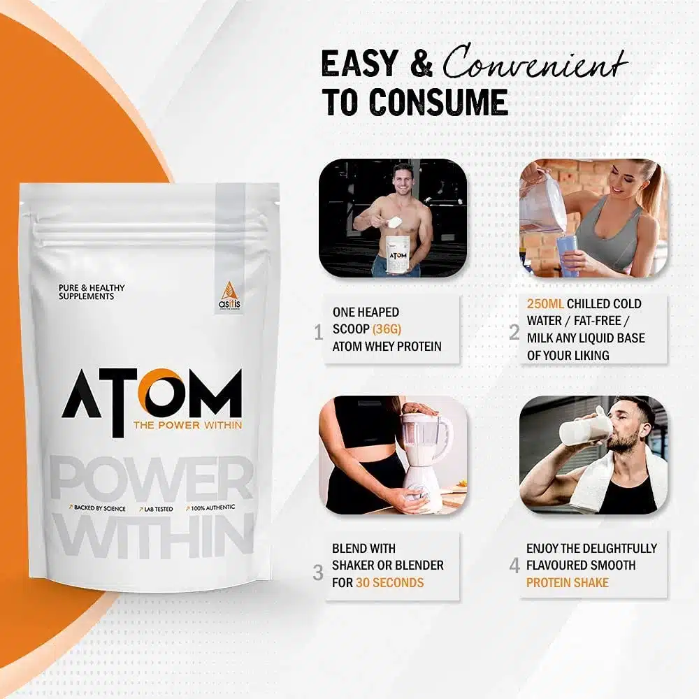 AS-IT-IS ATOM Whey Protein 1kg with Digestive Enzymes USA Labdoor Certified for Accuracy & Purity-2.