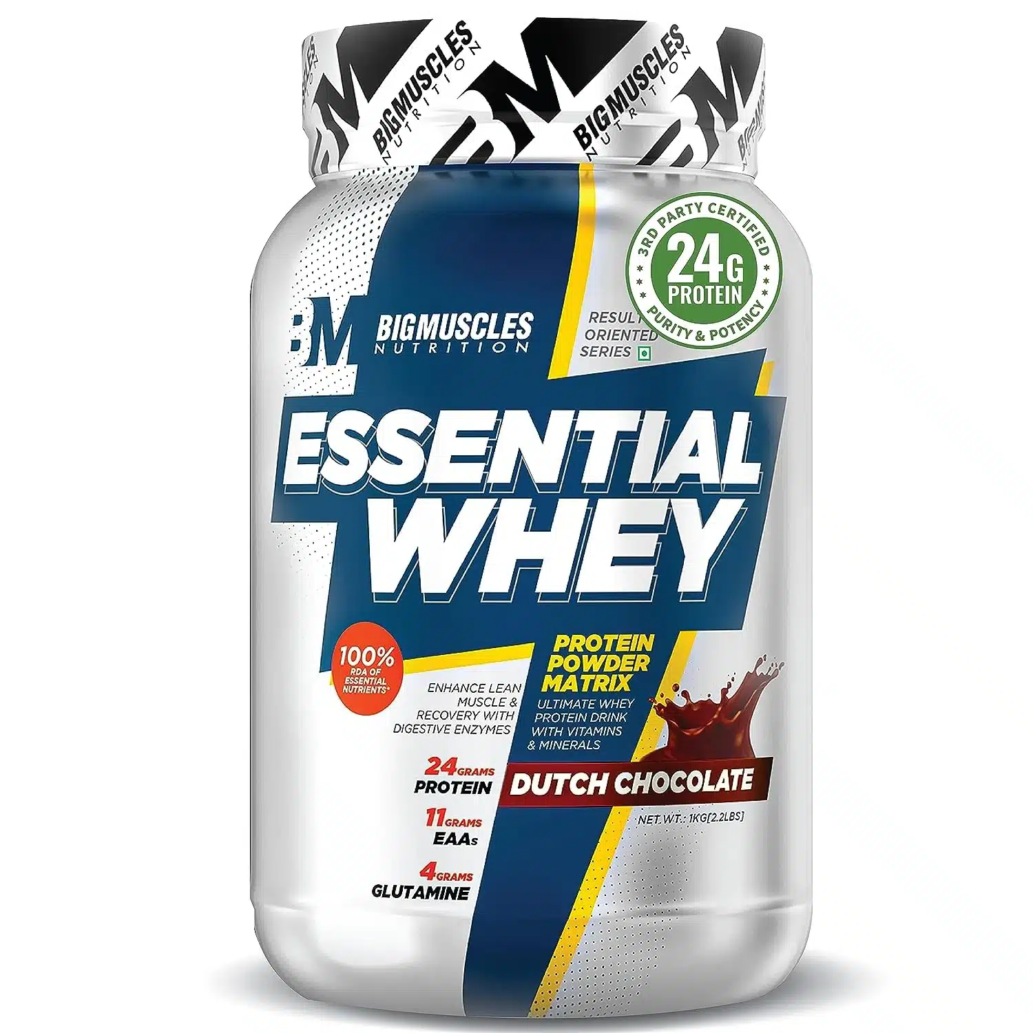 Bigmuscles Nutrition Essential Whey Protein 1Kg.