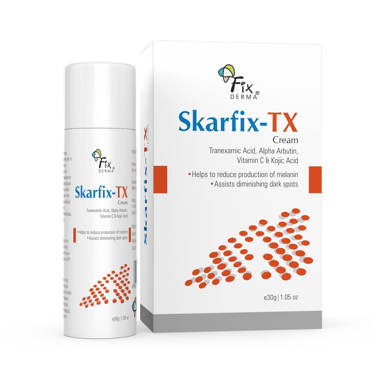 Fixderma 10% Tranexamic Acid + 2% Kojic Acid + 1% Arbutin SKARFIX -TX Face Cream-1