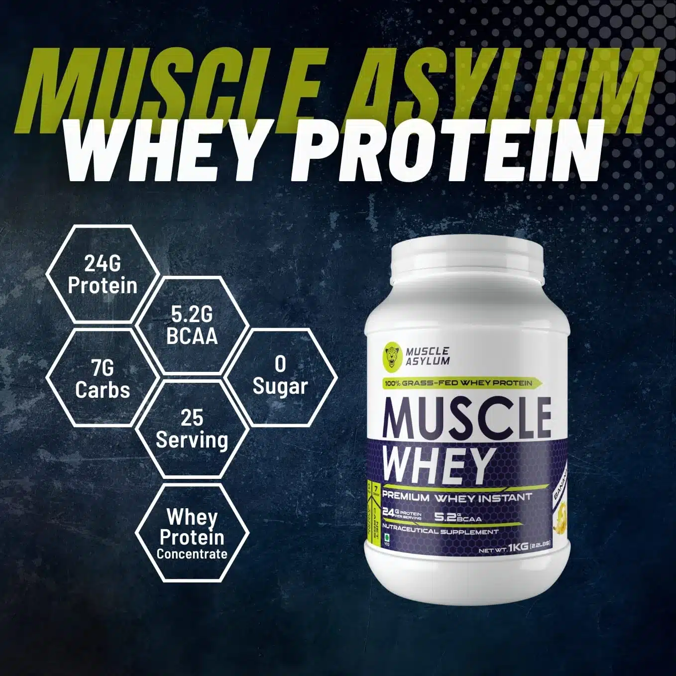 Muscle Asylum Premium Whey Protein 1kg-2.